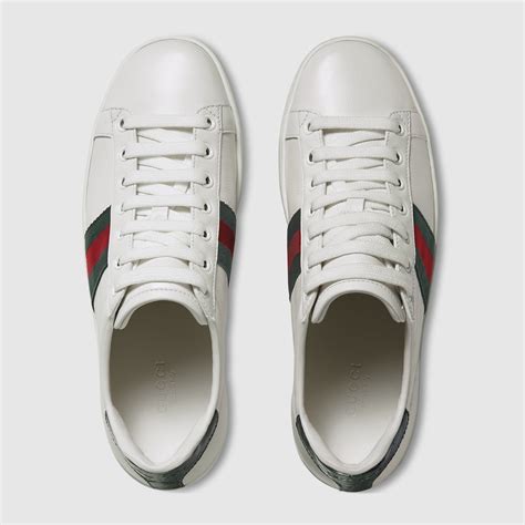 ace leather gucci sneakers|Gucci ace leather sneaker review.